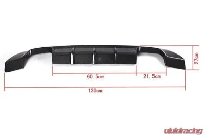 Vivid Racing VR-E92E93MS-610 VR Aero Carbon Fiber Rear Diffuser Spoiler BMW 3 Series E92 | E93 M Sport 2-Door 2007-2012