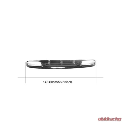 Vivid Racing VR-W205-613 VR Aero Carbon Fiber Rear Diffuser Mercedes C Class W205 C205 A205 C63 (S) AMG 2-Door 2015-2019