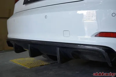 Vivid Racing VR-A3-639 VR Aero Carbon Fiber Rear Diffuser Audi A3 Base Sedan 2014-2016