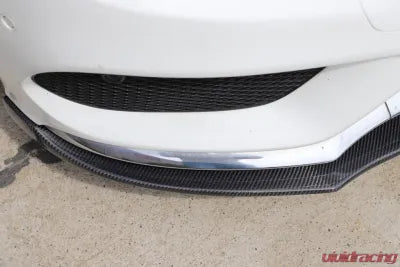 Vivid Racing VR-C43-600 VR Aero Carbon Fiber Front Lip Spoiler V3 Mercedes C Class W205 C205 A205 Sport C43 AMG Coupe 2015-2019