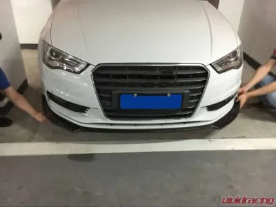 Vivid Racing VR-A3-669 VR Aero Carbon Fiber Front Lip Spoiler Audi A3 Base Sedan 2014-2016