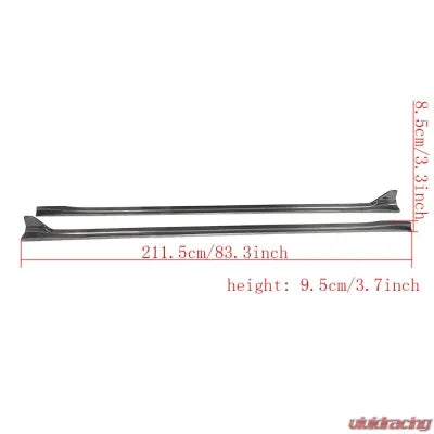 Vivid Racing VR-PANA-630 VR Aero Carbon Fiber Side Skirts Porsche 970 Panamera Hatchback 2010-2013