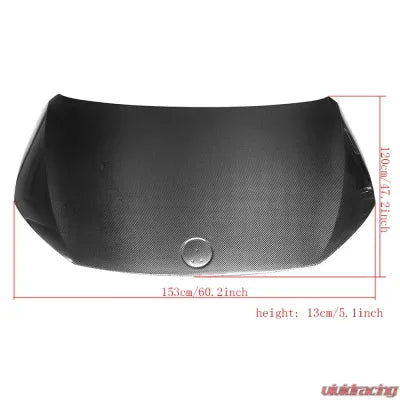 Vivid Racing VR-VW-626 VR Aero Carbon Fiber Hood Volkswagen Scirocco R 2009-2014