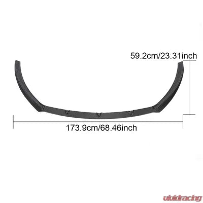 Vivid Racing VR-VWCC-600 VR Aero Carbon Fiber Front Lip Spoiler Volkswagen CC Sedan 2013-2018