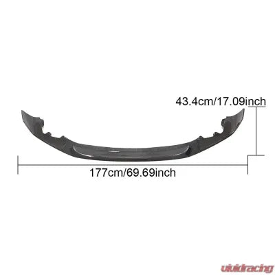 Vivid Racing VR-F87-602 VR Aero Carbon Fiber Front Lip Spoiler V2 BMW M2 Competition F87 2018-2020
