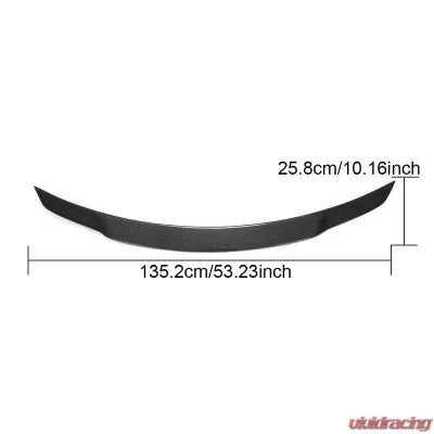 Vivid Racing VR-R172-613 VR Aero Carbon Fiber Rear Trunk Spoiler V3 Mercedes R172 2011-2019