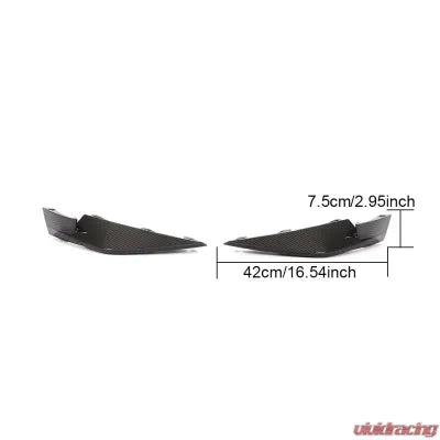 Vivid Racing VR-M3M4-600-1 VR Aero Carbon Fiber Front Bumper Splitter BMW M3 G80 | M4 G82 G83