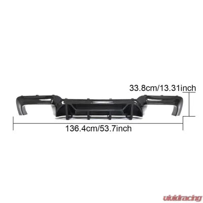 Vivid Racing VR-M5-610 VR Aero Carbon Fiber Rear Diffuser BMW M5 F10 2012-2017