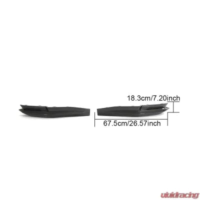 Vivid Racing VR-G80M3-616 VR Aero Carbon Fiber Rear Bumper Splitter V4 BMW M3 G80