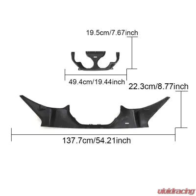 Vivid Racing VR-G87M2-612 VR Aero Carbon Fiber Rear Diffuser V3 BMW M2 G87