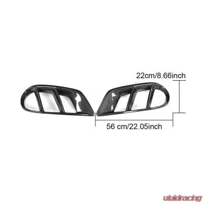 Vivid Racing VR-W205-650 VR Aero Carbon Fiber Front Bumper Grill Frame Mercedes W205 C63 AMG | C180 | C200 2015-2017