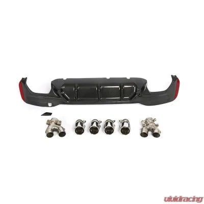 Vivid Racing VR-G30G540-610 VR Aero Carbon Fiber Rear Diffuser for M Package BMW 5 Series G30 M Sport Sedan 2017-2020