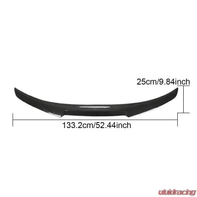 Vivid Racing VR-M5-611 VR Aero Carbon Fiber Rear Trunk Spoiler BMW E60 M5 2004-2009