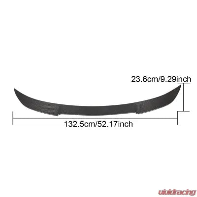 Vivid Racing VR-X4F26-611 VR Aero Carbon Fiber Rear Trunk Spoiler BMW X4 F26 M Sport 2014-2018