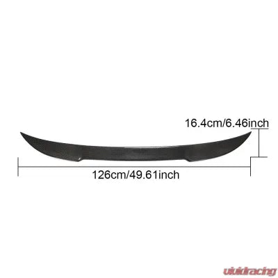 Vivid Racing VR-X4G02-611 VR Aero Carbon Fiber Rear Trunk Spoiler BMW X4 G02 M Sport 2019+