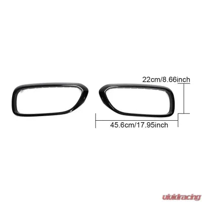 Vivid Racing VR-M5-GRILL-1 VR Aero Carbon Fiber Front Bumper Grill Cover BMW 5 Series G30 G31 Base/M Sport F90 M5 Sedan Wagon 2017-2020