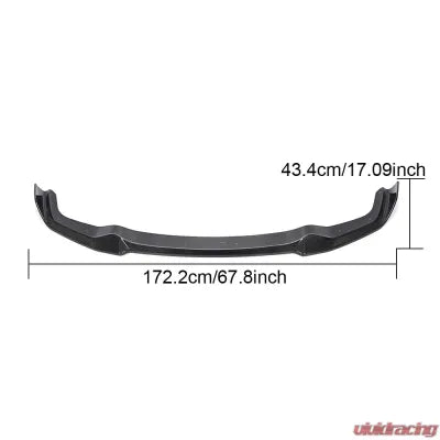 Vivid Racing VR-F87M2-607 VR Aero Carbon Fiber Front Bumper Lip Spoiler V4 BMW 2 Series | M2 F87