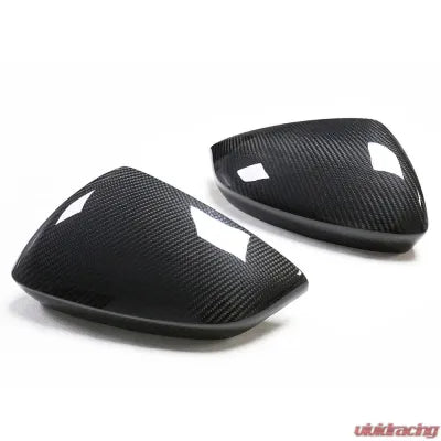 Vivid Racing VR-A3RS3-635 VR Aero Carbon Fiber Mirror Covers w/o Lane Assist Audi A3 RS3 LHD 2021-2022