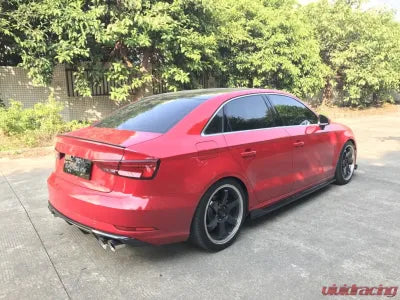 Vivid Racing VR-A3-658 VR Aero Carbon Fiber Side Skirts Audi A3 Base Sedan 2017-2020