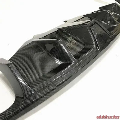 Vivid Racing VR-MACAN-611 VR Aero Carbon Fiber Rear Diffuser Karatec Style Porsche Macan 2014-2020