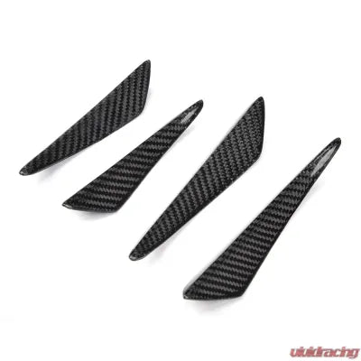 Vivid Racing VR-F22MT-615 VR Aero Carbon Fiber Front Bumper Fins Trims BMW 2 Series F22 M-Tech