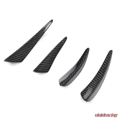 Vivid Racing VR-F22MT-615 VR Aero Carbon Fiber Front Bumper Fins Trims BMW 2 Series F22 M-Tech