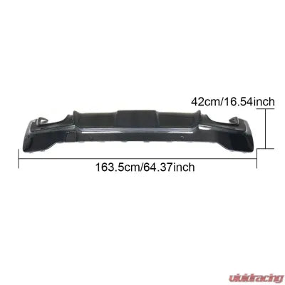 Vivid Racing VR-X4M-610 VR Aero Carbon Fiber Rear Diffuser BMW X4 M-Sport 2014-2018