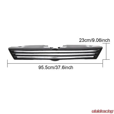 Vivid Racing VR-JETTA-GRILL VR Aero FRP Gloss Black Front Grill Volkswagen Jetta 2013-2016