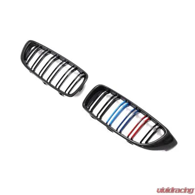 Vivid Racing VR-M4-GRILL VR Aero Carbon Fiber Front Kidney Grill BMW 4-Series F3X | M3 F80 | M4 F8X 2013-2020