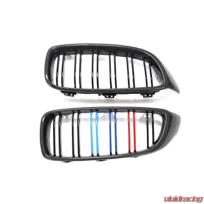 Vivid Racing VR-M4-GRILL VR Aero Carbon Fiber Front Kidney Grill BMW 4-Series F3X | M3 F80 | M4 F8X 2013-2020