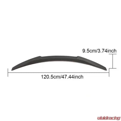 Vivid Racing VR-M3-614 VR Aero Carbon Fiber Rear Trunk Spoiler M4 Style BMW 335i | 328i E90 2005-2011