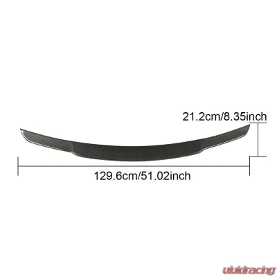 Vivid Racing VR-W222-611 VR Aero Carbon Fiber Rear Trunk Spoiler Mercedes S400 | S65 AMG W222 2014 -2020