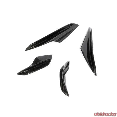 Vivid Racing VR-E90E92E93M3-602 VR Aero Carbon Fiber Front Bumper Canards BMW 3 Series E90 | E92 | E93 | M3