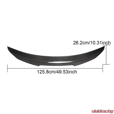 Vivid Racing VR-W204-611 VR Aero Carbon Fiber Rear Trunk Spoiler Mercedes C180 | C200 | C250 | C350 W204 2007-2014