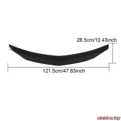 Vivid Racing VR-W207-612 VR Aero Carbon Fiber Trunk Spoiler V2 Mercedes W207 C207 Coupe 2009-2016