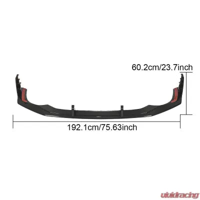 Vivid Racing VR-RS7-601 VR Aero Carbon Fiber Front Lip Spoiler Audi RS7 Sportback 2020-2023