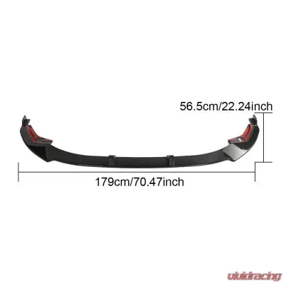 Vivid Racing VR-S3-602 VR Aero Carbon Fiber Front Lip Spoiler Audi S3 2021-2022