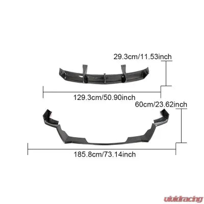 Vivid Racing VR-C8Z06-610 VR Aero Carbon Fiber Rear Diffuser Chevrolet Corvette C8 Z06