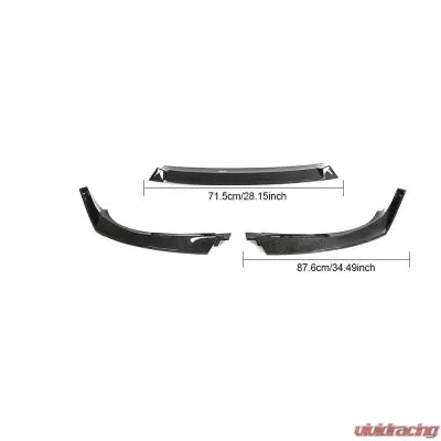 Vivid Racing VR-i4-600 VR Aero Carbon Fiber Front Lip Spoiler BMW i4 Series G26 2022-2024