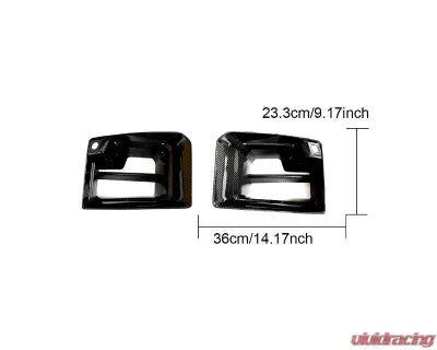 Vivid Racing VR-G87M2-DCF-651 VR Aero Carbon Fiber Front Bumper Side Air Ducts V2 BMW M2 G87