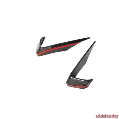 Vivid Racing VR-SLSAMG-FOGC VR Aero Carbon Fiber Front Bumper Fog Lamp Trims Mercedes SLS AMG 2010-2013