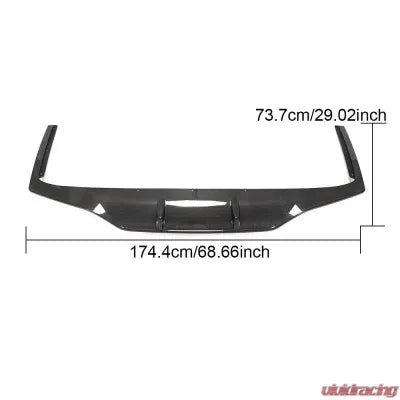 Vivid Racing VR-G11MSPORT-600 VR Aero Carbon Fiber Front Lip Spoiler BMW 7 Series G11 M-Sport 2019-2020