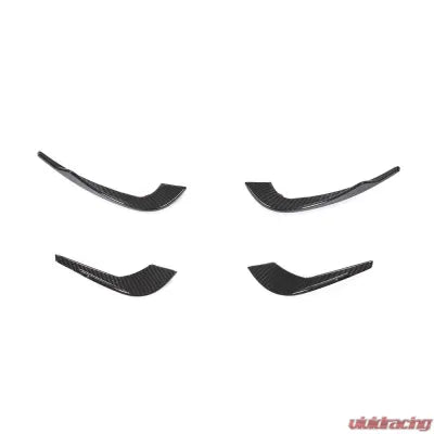 Vivid Racing VR-A4-686 VR Aero Carbon Fiber Front Bumper Canards Audi A4 | S4 Quattro S-Line 2019