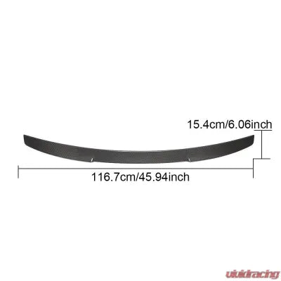 Vivid Racing VR-A3S3-693 VR Aero Carbon Fiber Rear Trunk Spoiler Audi A3 Quattro | S-Line | S3 Convertible 2014-2019