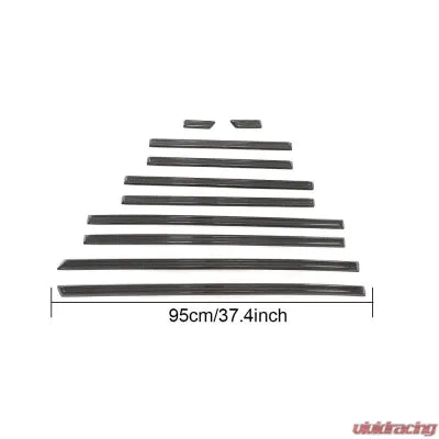 Vivid Racing VR-G63-DMOLDING VR Aero Carbon Fiber Door Molding 10pc Set Mercedes G63 AMG W464 2022-2023