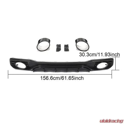 Vivid Racing VR-A7S7-611 VR Aero Carbon Fiber Rear Diffuser Audi A7 | S7 Sportback S-Line 2019-2021