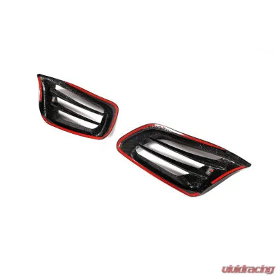 Vivid Racing VR-W447-650 VR Aero Carbon Fiber Fog Lamp Intake Duct Covers Mercedes V Class W447 | V250 MPV 2020-2021