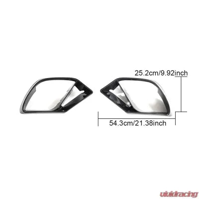 Vivid Racing VR-GT50GT53-FOGC VR Aero Carbon Fiber Fog Light Air Vent Trim Covers Mercedes AMG GT 53 2019-2024