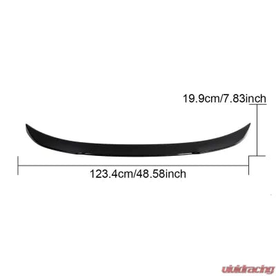 Vivid Racing VR-F80F30-F35M3MT-613 VR Aero Dry Carbon Fiber Rear Trunk Spoiler V1 BMW 3 Series F80 M3 | F30 | F35 M-Tech