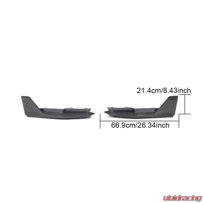 Vivid Racing VR-M4G82-612 VR Aero Carbon Fiber Rear Bumper Splitters V1 BMW M4 G82 2021-2022